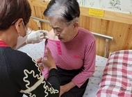 우리어르신들 독감예방을 했습니다.
