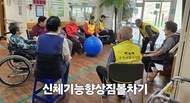 신체기능향상 짐볼차기